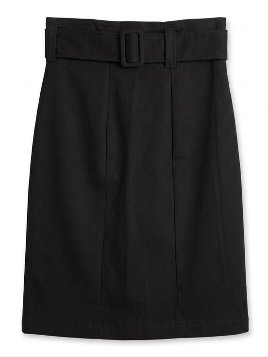 heartbreaker Dresses & Skirts - Heartbreaker Fashion Black Belted High Waisted Pencil Skirt Small